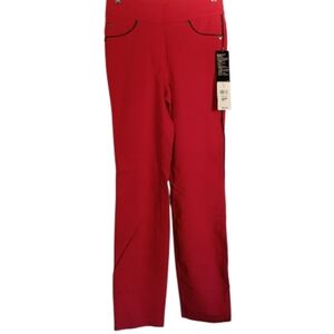 NYGARD Slims Red Straight Leg Skinny Pants SZ Small(6-8)